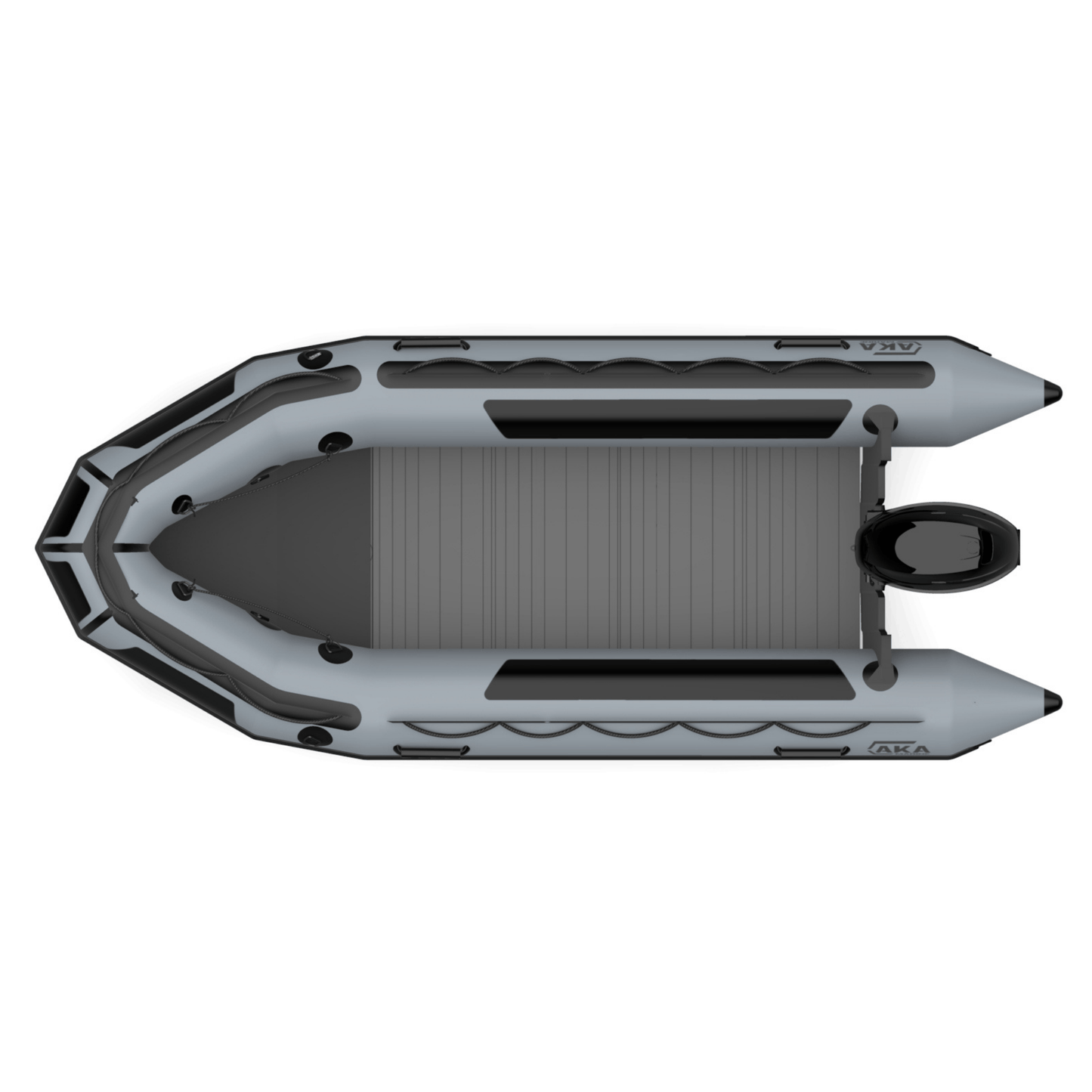 AKA Marine F43H-C 4,30 m Neopreen Hypalon grijs heavy-duty werkboot