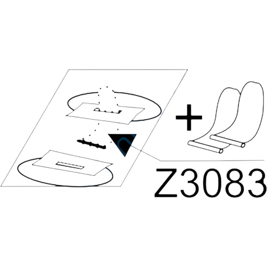 Z3083 - istuinlaudan kiinnike vanhempiin Cadet-malleihin