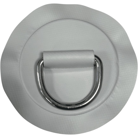 Zodiac Online Shop Z2303 lichtgrijze PVC D-ring met 53mm RVS oog voor rubberboten